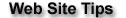 Free web site tips from Clear Traffic.